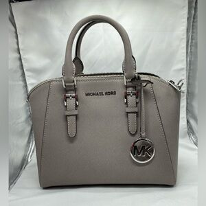 Grey Michael Michel Kors Top Handle Bag